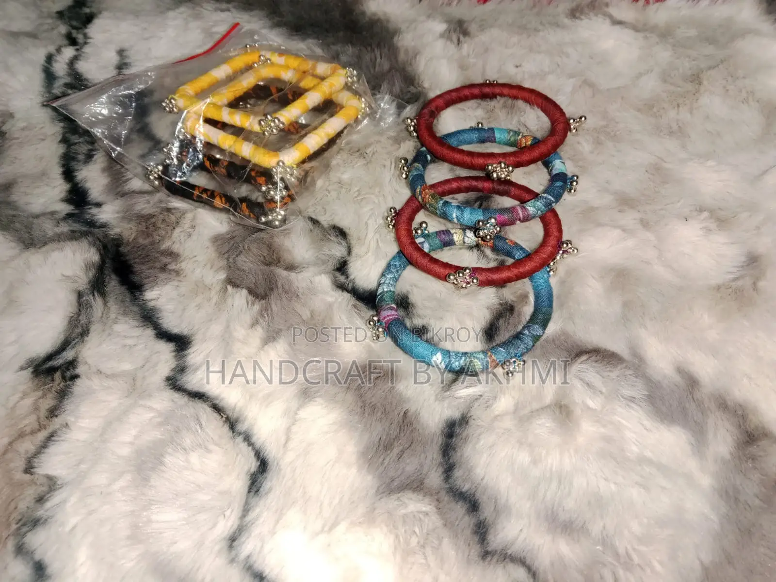 Handmade Aesthetic Fabric Bangle Collection!