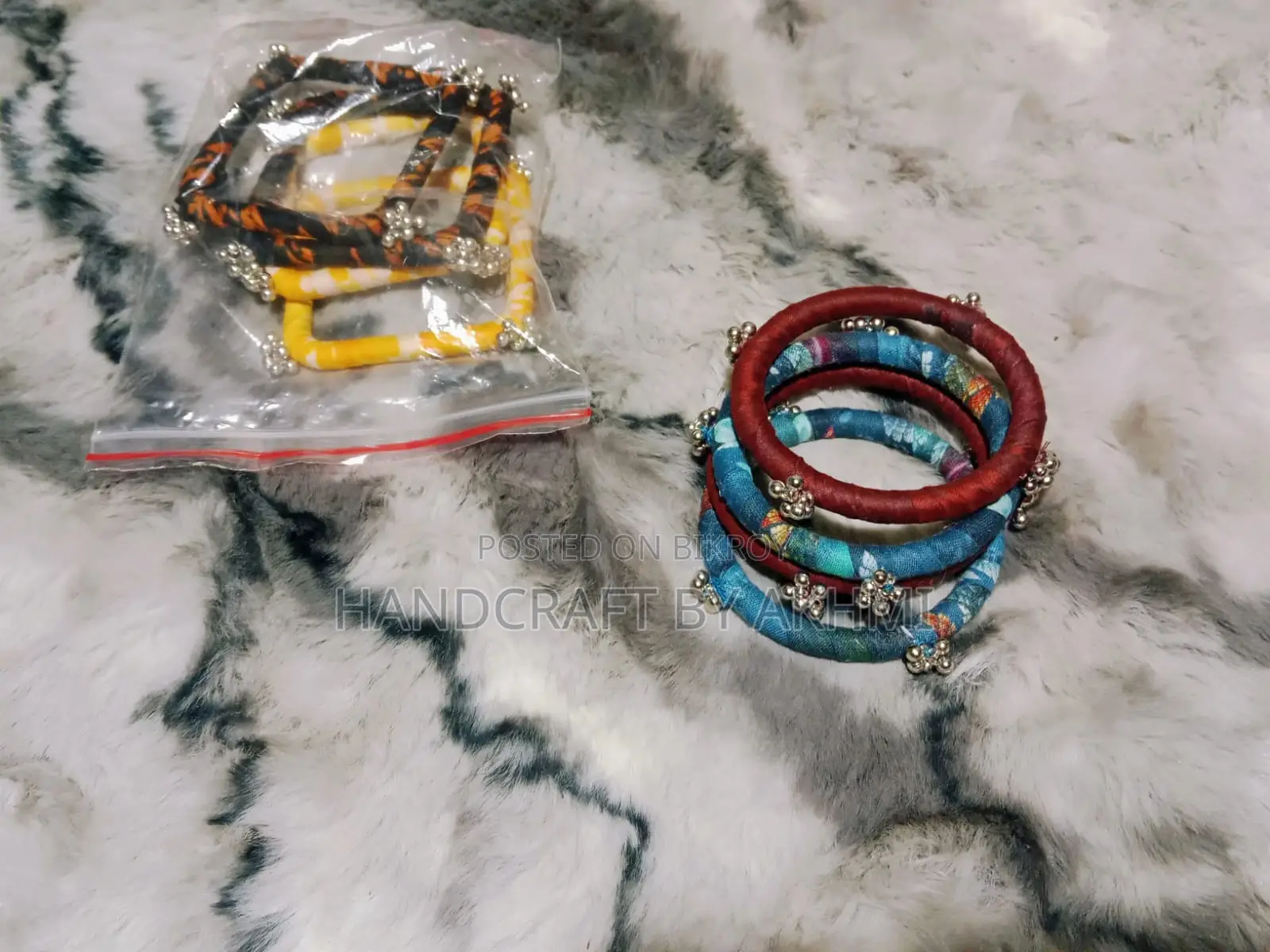 Handmade Aesthetic Fabric Bangle Collection!