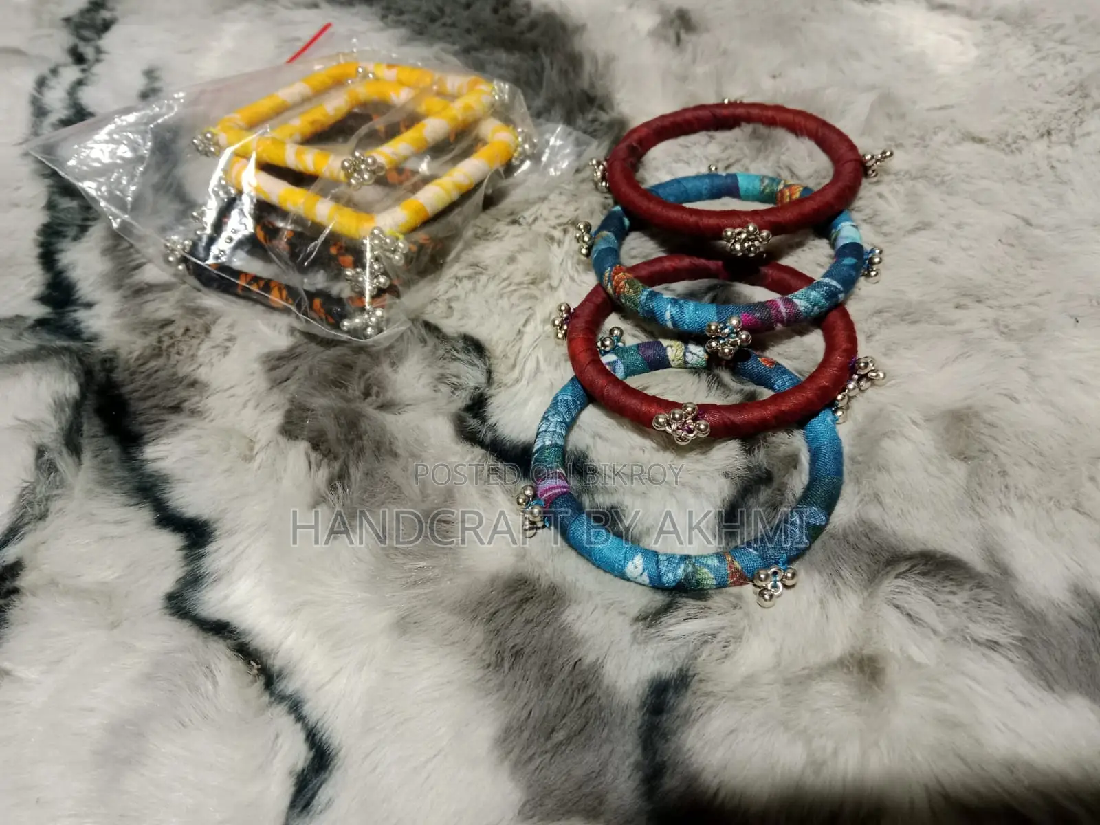 Handmade Aesthetic Fabric Bangle Collection!