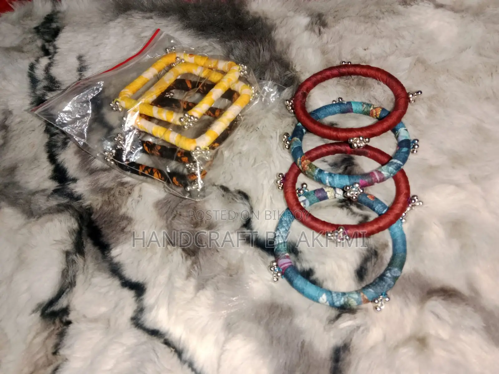 Handmade Aesthetic Fabric Bangle Collection!