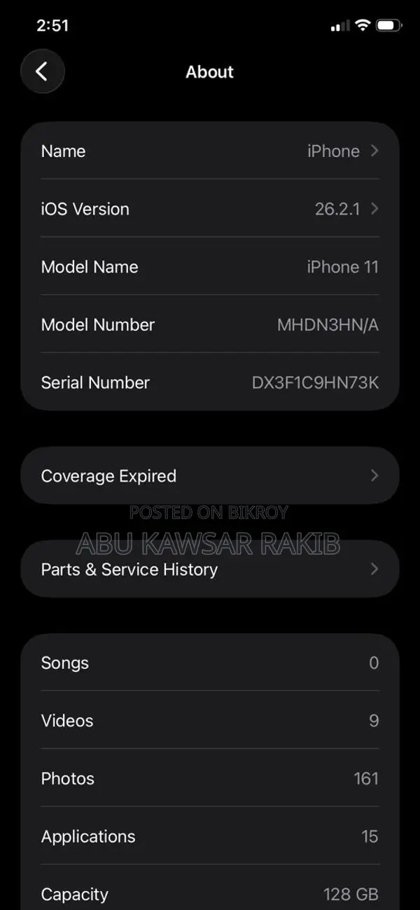 Apple iPhone 11 (Used)