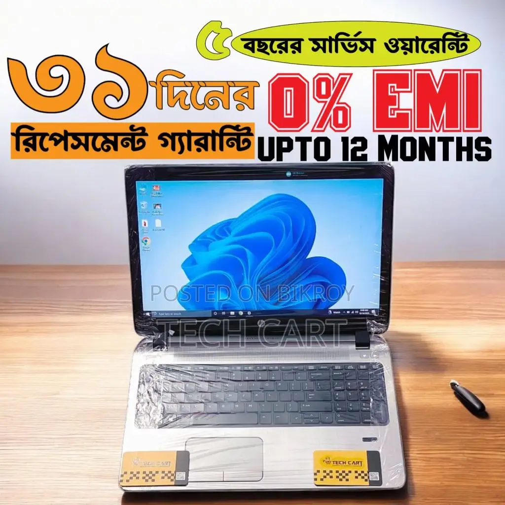 HP Business Series 12GB RAM 15.6" Big Display Freelancing Laptop