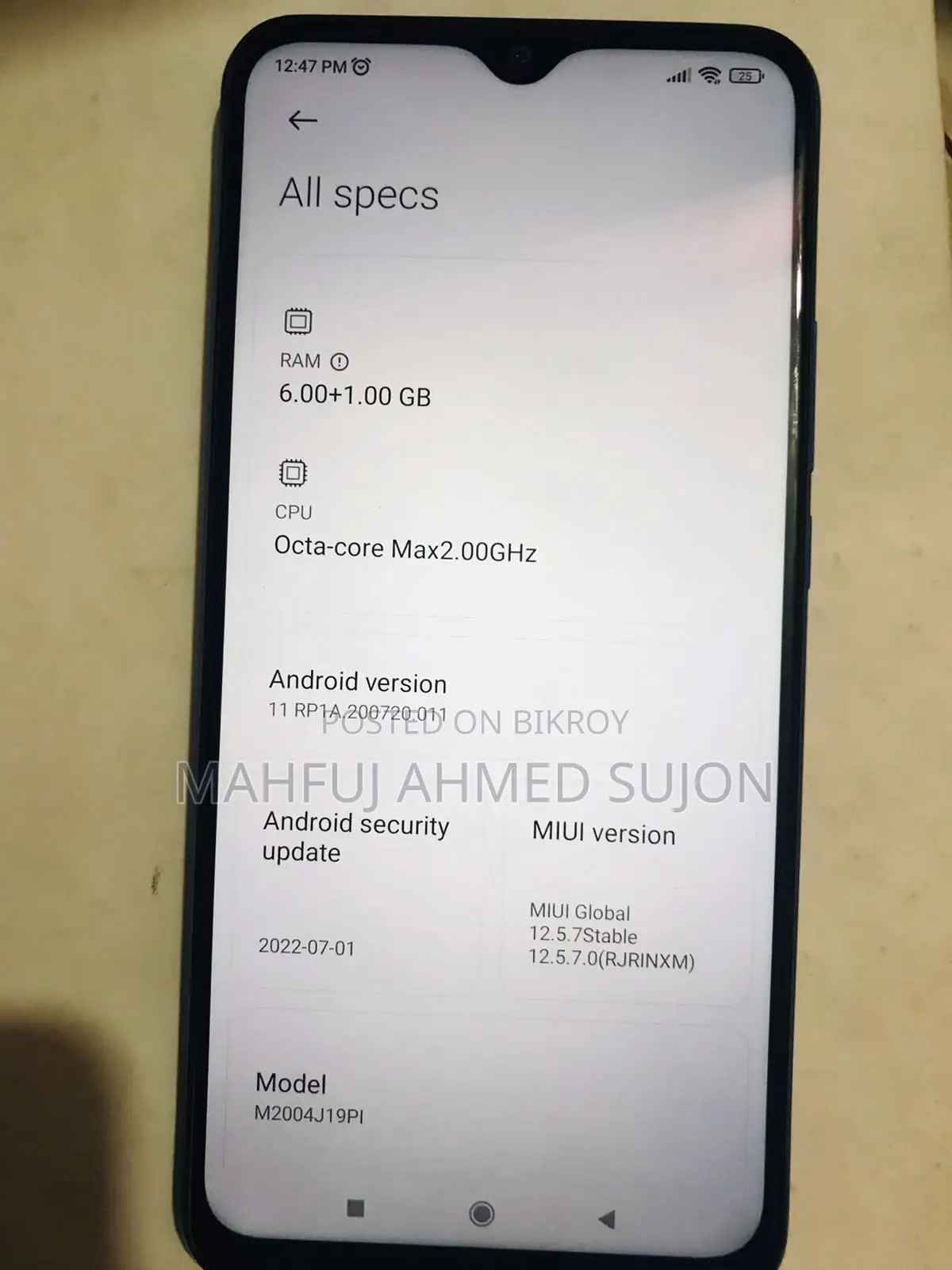 Xiaomi Poco M2 6+1gb/64gb (Used)