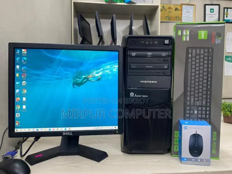 Core I5.3gen.led 19''/ssd 256gb.ram 8gb+hd 1000gbভালো মানের কুলিং