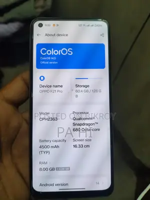 OPPO F21 Pro Indian version (Used)