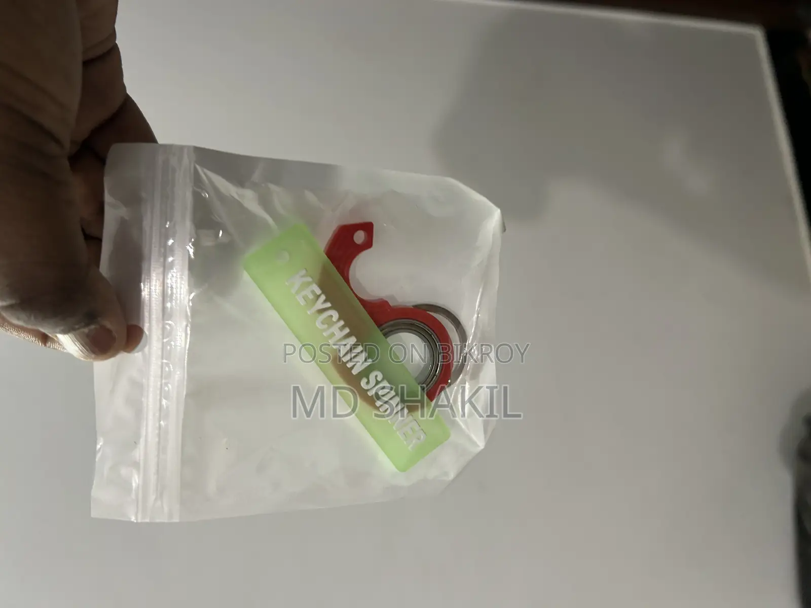 This is a keychain called Ninja Spinners