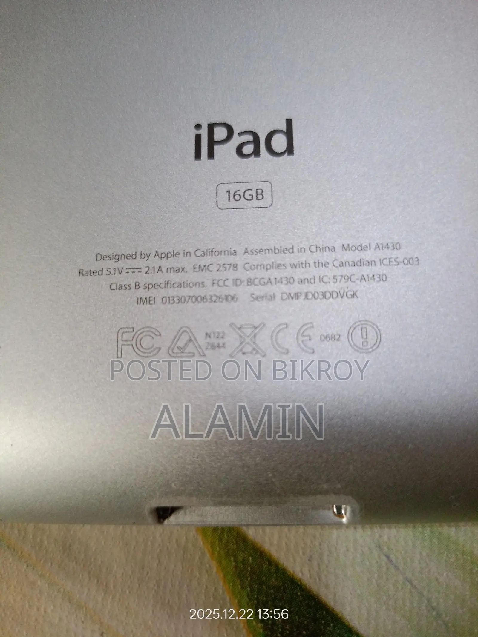 iPad 16GB for sale