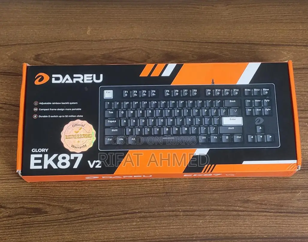 Dareu Ek87 V2 Rgb Mechanical Keyboard For Sell