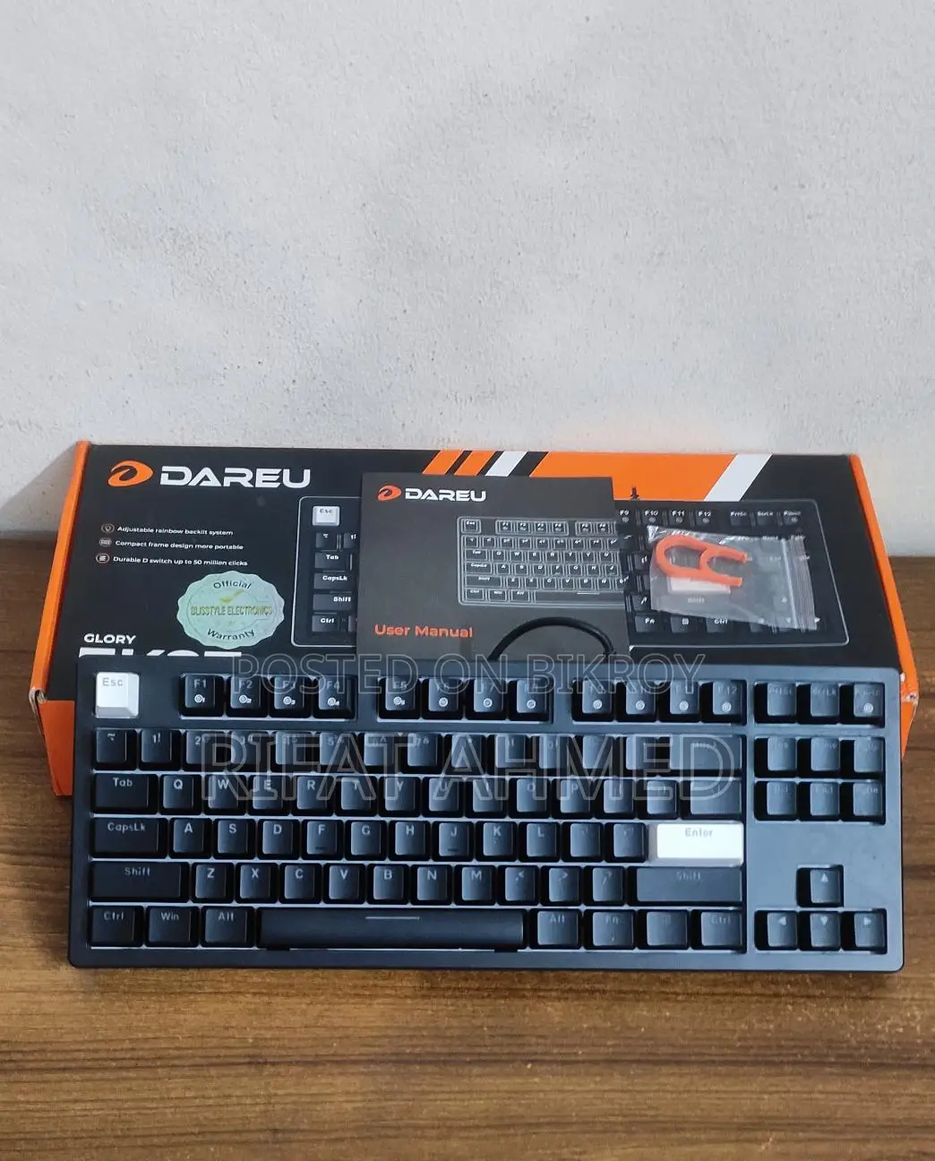 Dareu Ek87 V2 Rgb Mechanical Keyboard For Sell
