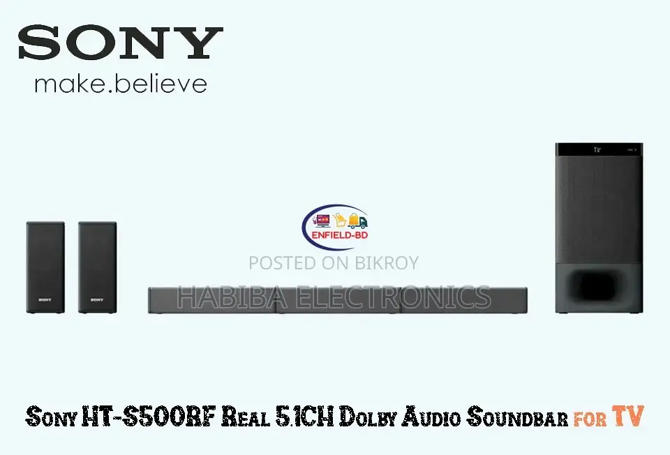 Sony HT-S500RF Soundbar / Home Theatre 5.1 CH 1000 Watt