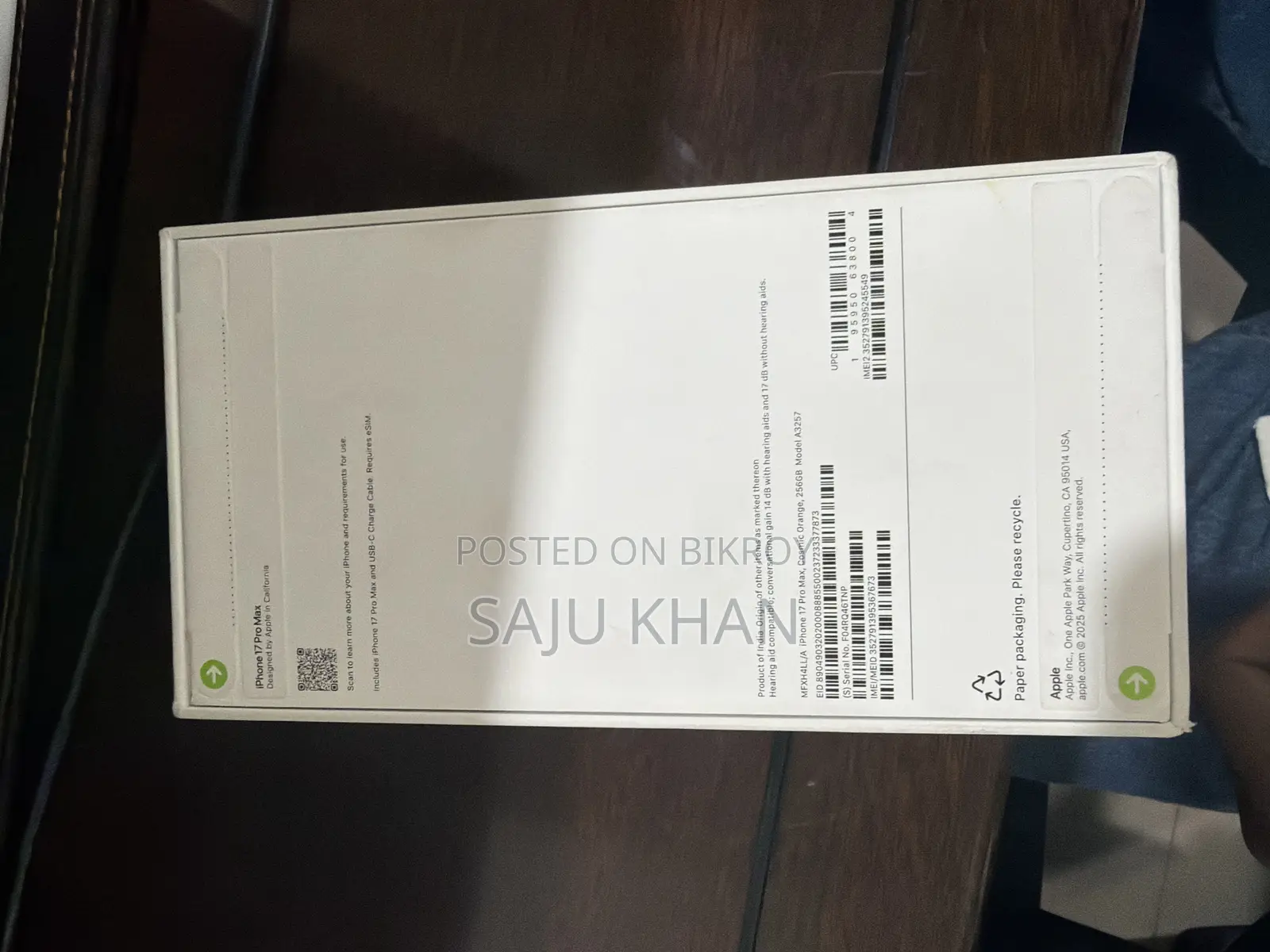 Apple iPhone 17 Pro Max (Brand New)