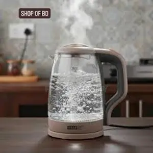 GearUP GK15 ইলেকট্রিক গ্লাস কেটলি ১.৮ লিটার (১৫০০ ওয়াট)