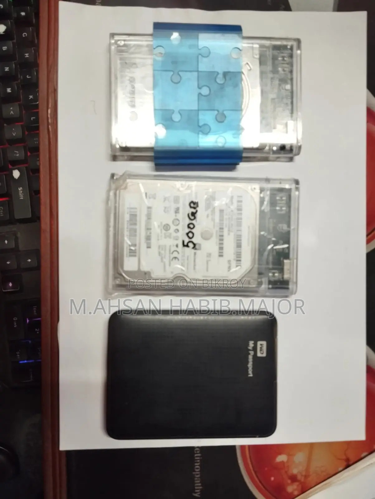 Used Portable Harddisk