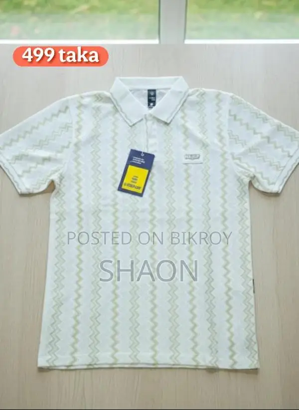 Popcorn Fabric Polo Shirt