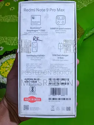 Xiaomi Redmi Note 9 Pro Max 8/128 GB (Used)
