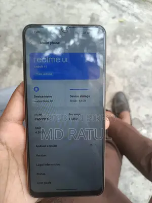 Realme Note 70 . (Used)