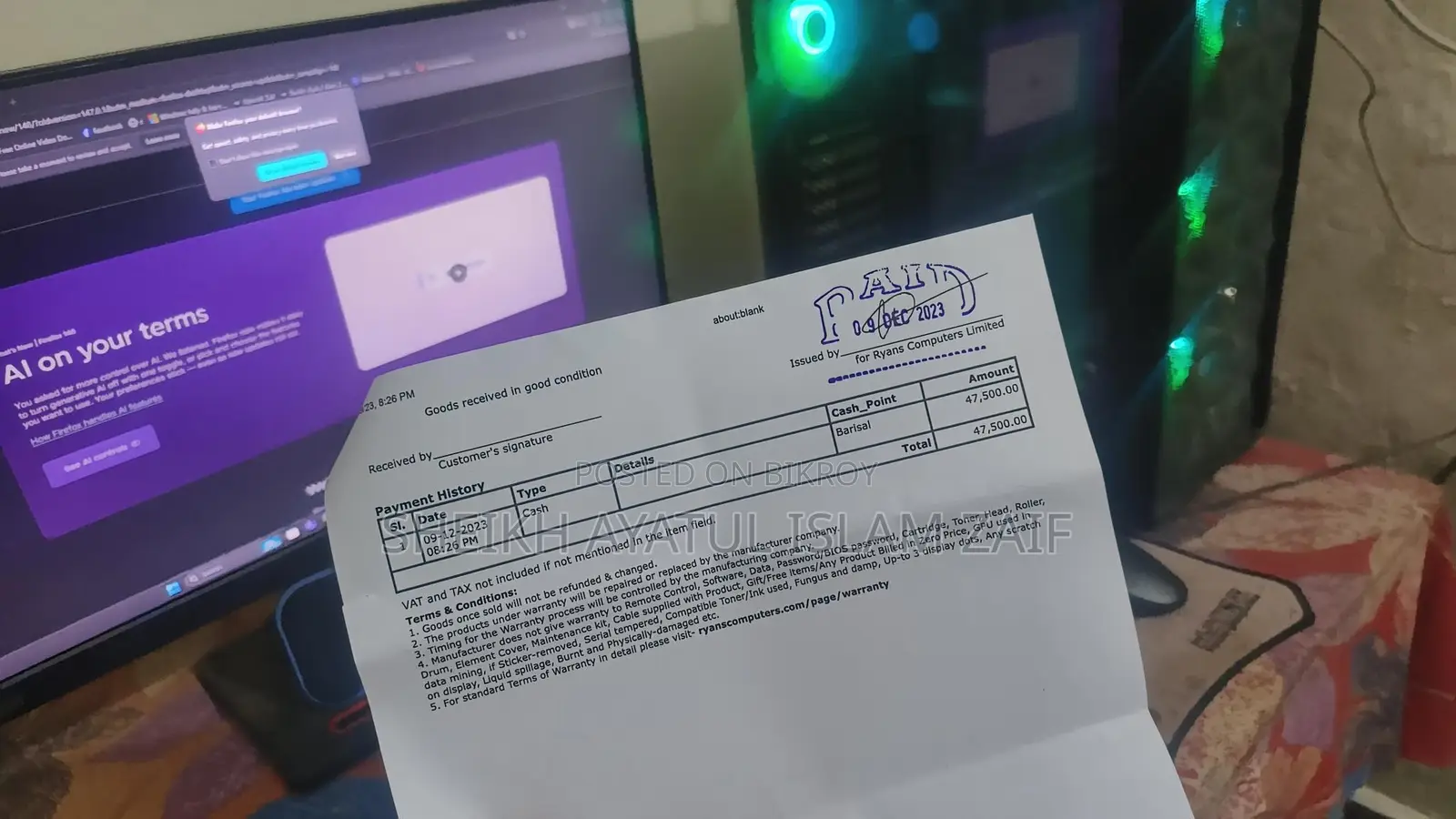 Desktop Computer For Sale