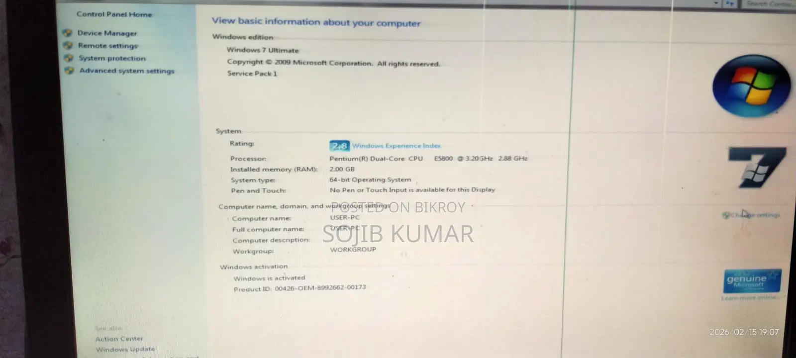 PC Setup For Sale