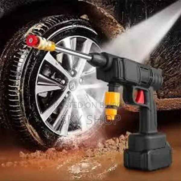 High-Pressure Car Wash Spray Gun Machine with Rechargeable 2 Batteries