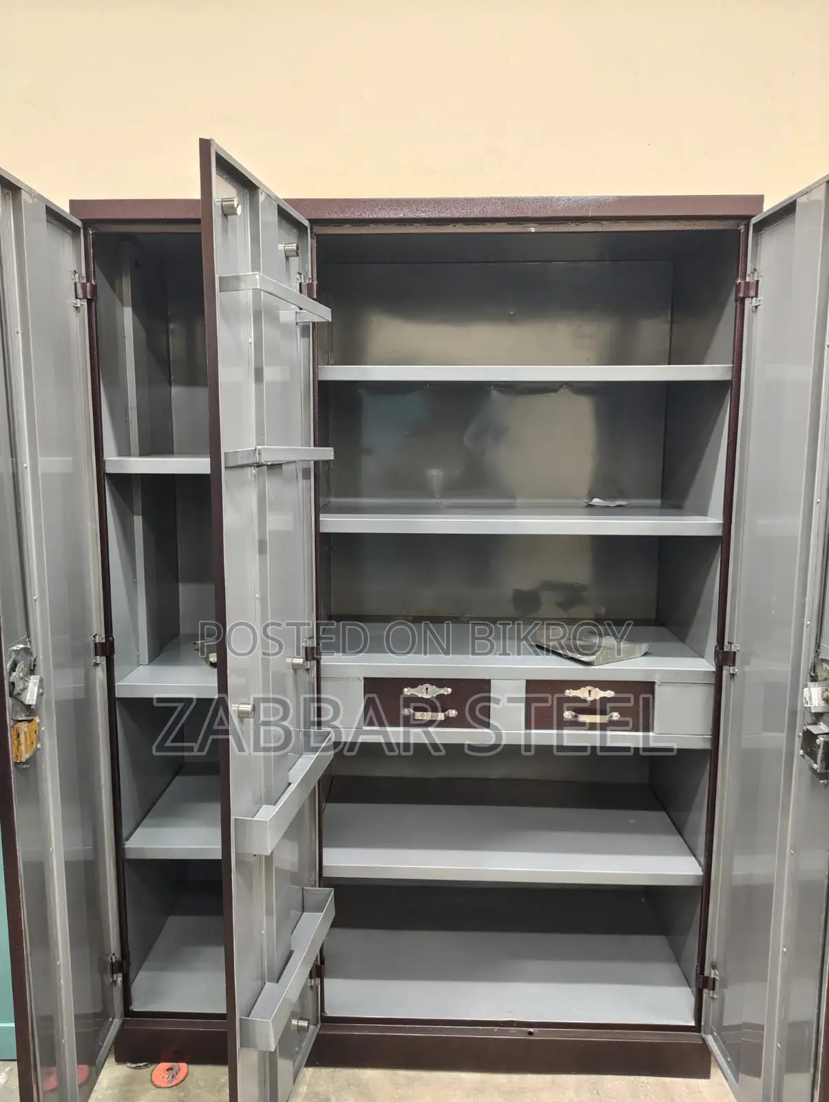 Steel Almari - Premium Steel Almirah — Huge Space, Robust Build!