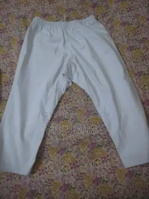 white cotton karate uniform set,