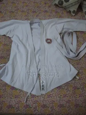 white cotton karate uniform set,