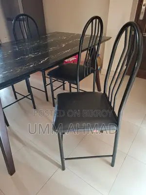 Dining table with 4 chair combo