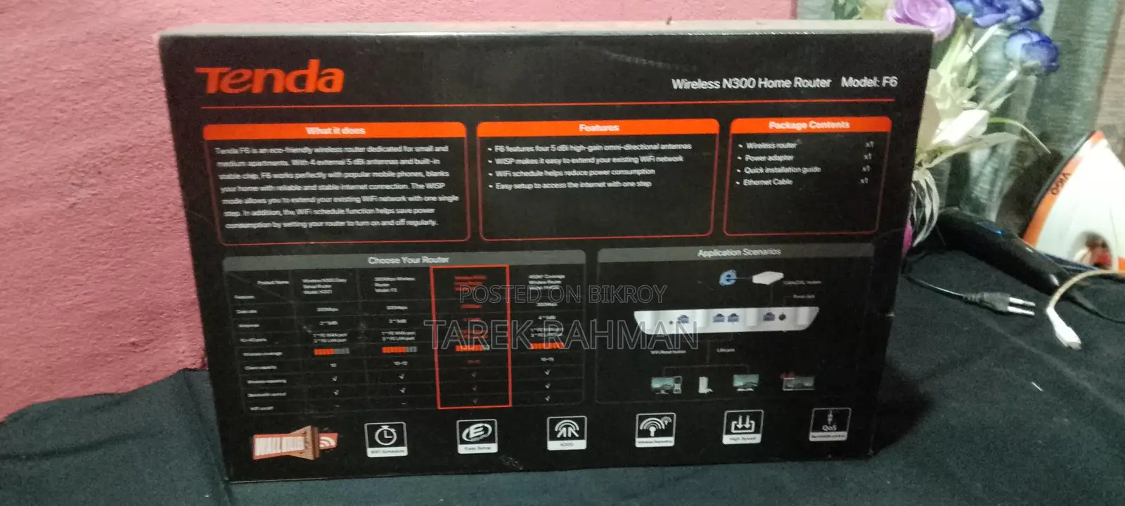 Tenda Router and Huawei ONU for sale