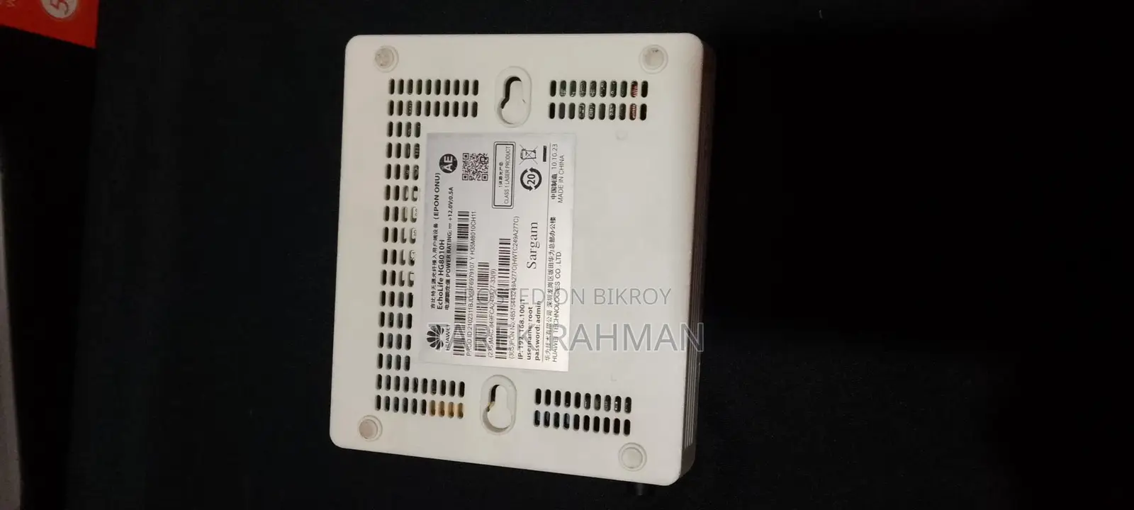 Tenda Router and Huawei ONU for sale