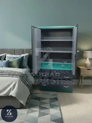 Zabbar Steel Two-Door Steel Almirah