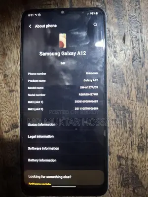 Samsung Galaxy A12 . (Used)