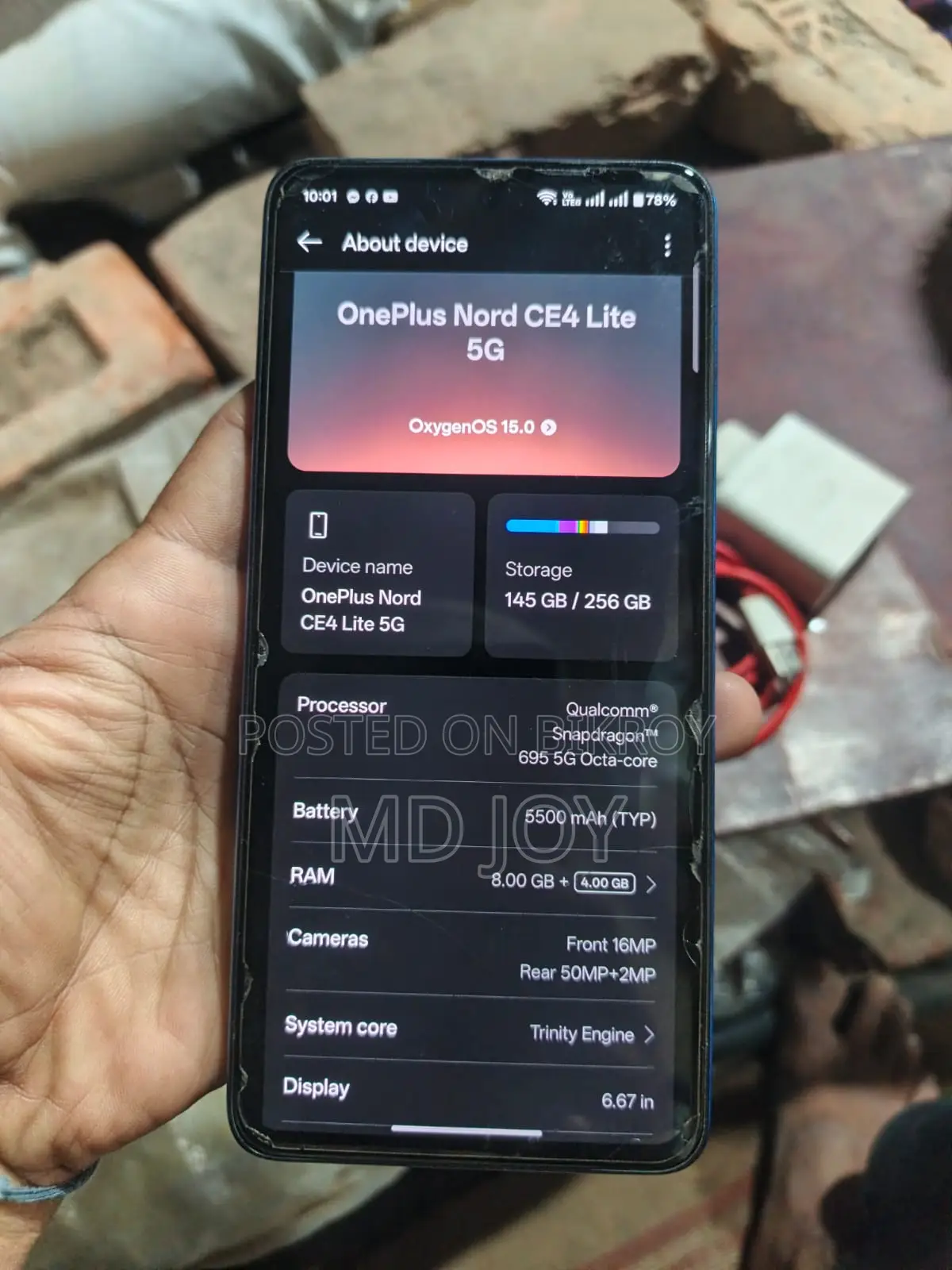 OnePlus NORD 4 LITE (Used)