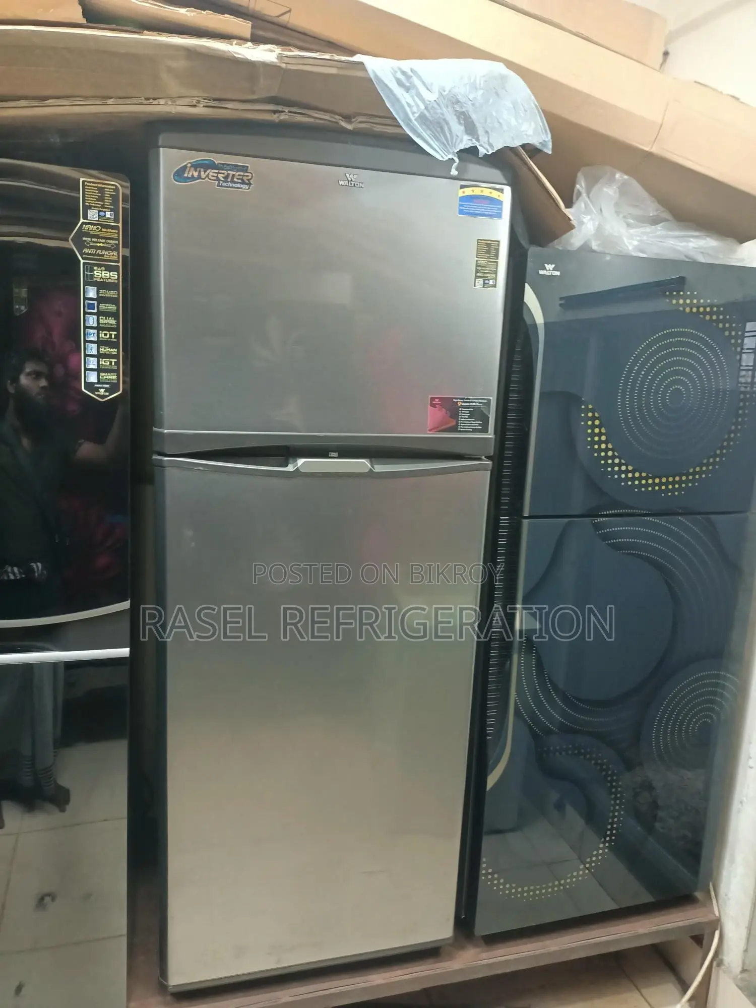50% Discount!!! WNH-4C0-HDXX( inverter) মডেল এর 430 লিটার ওয়ালটোন।