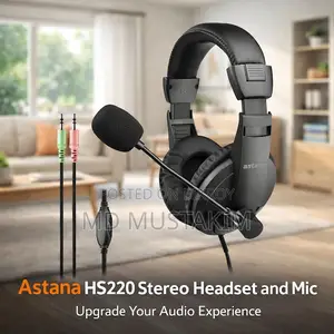 Astana Hs220 Stereo Headset And Mic