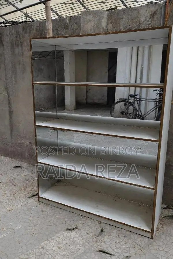 Multi-Purpose Shelf with Mirror