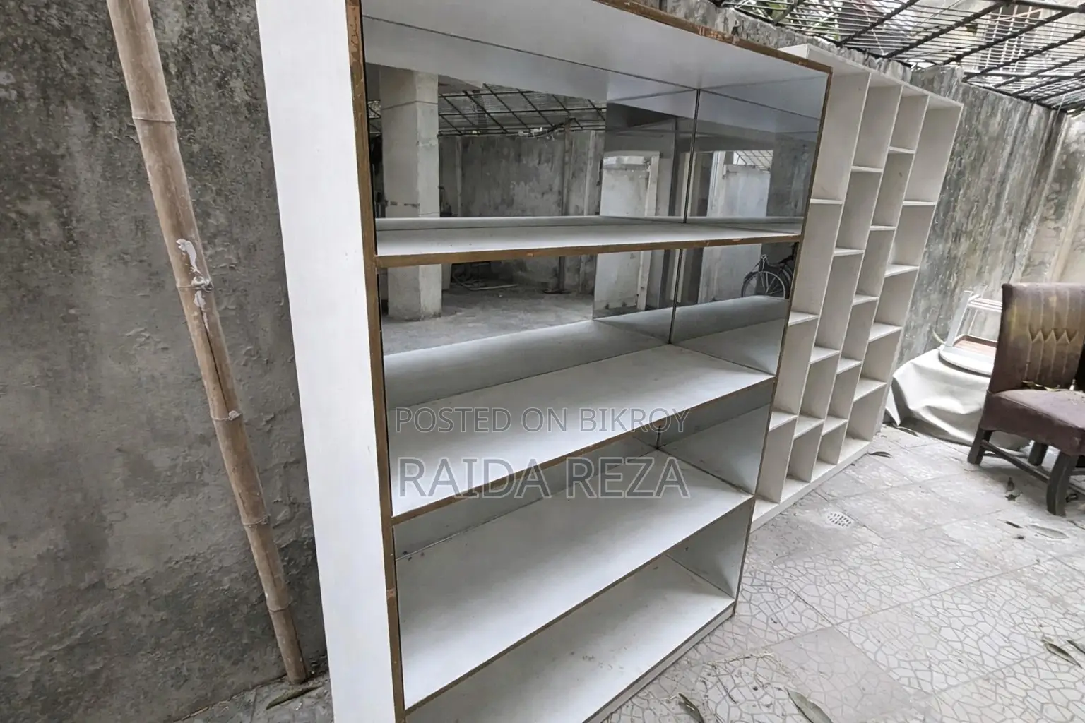 Multi-Purpose Shelf with Mirror