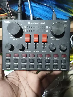 Audio Sound Card and Microphone for Sale