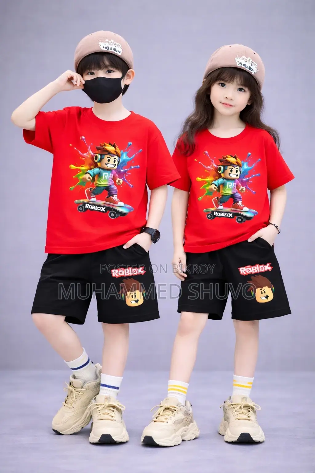 Drop Shoulder Baby T-shirt & Pant Set
