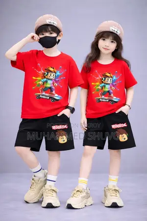 Drop Shoulder Baby T-shirt & Pant Set