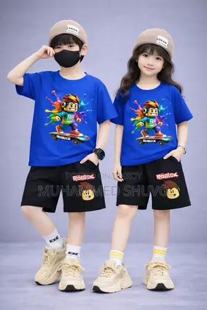 Drop Shoulder Baby T-shirt & Pant Set