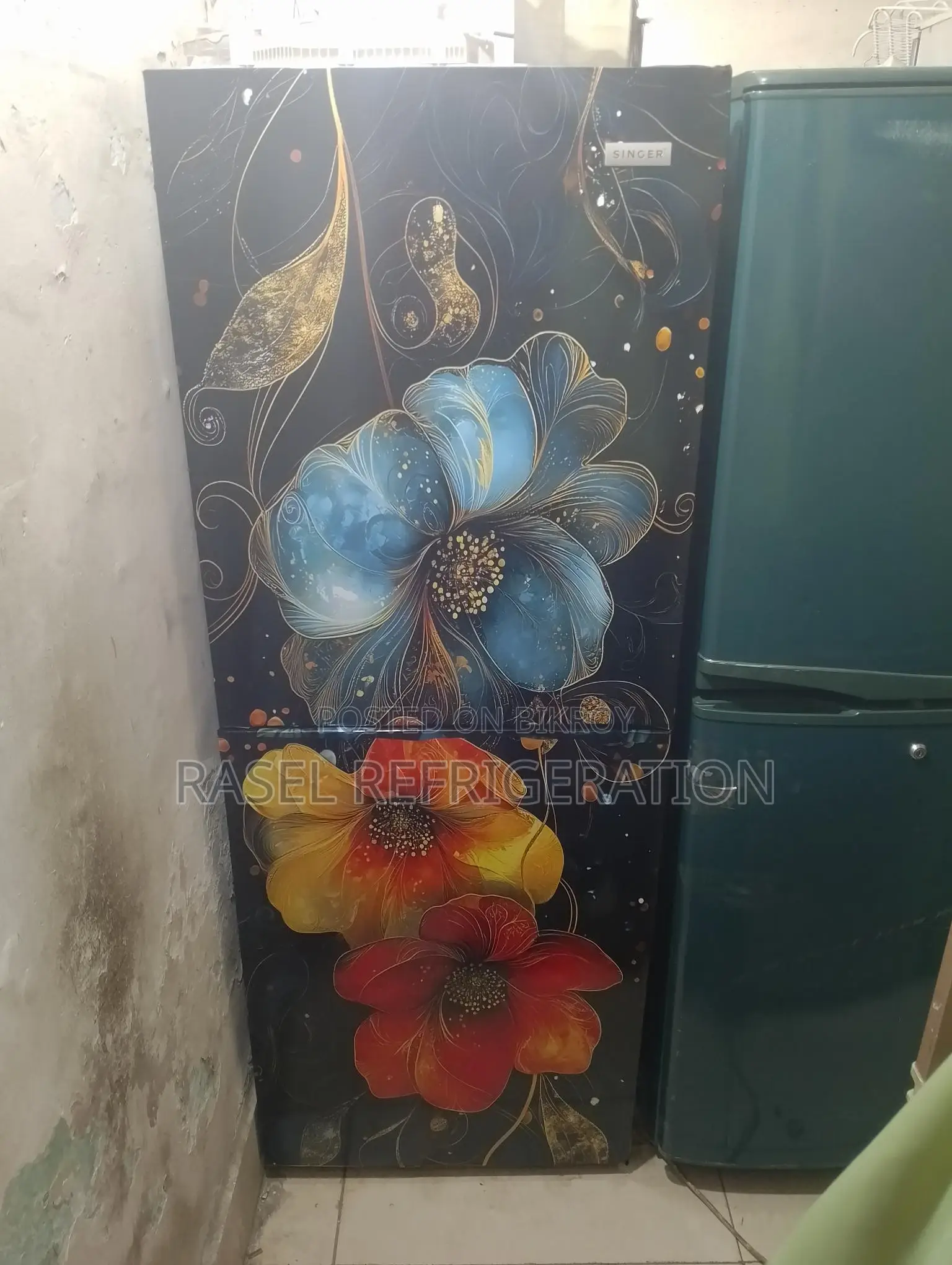 Running 16 CFT Singer refrigerator for sale