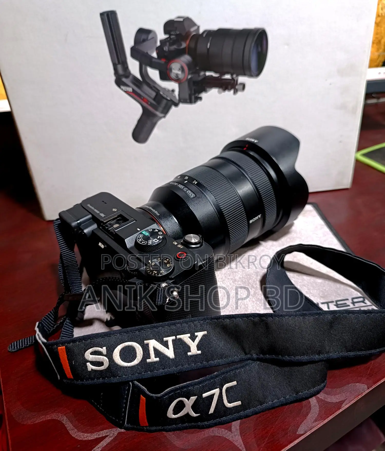 Sony A7c Body, Lens 24/105 G master & Gimbal Weebill S