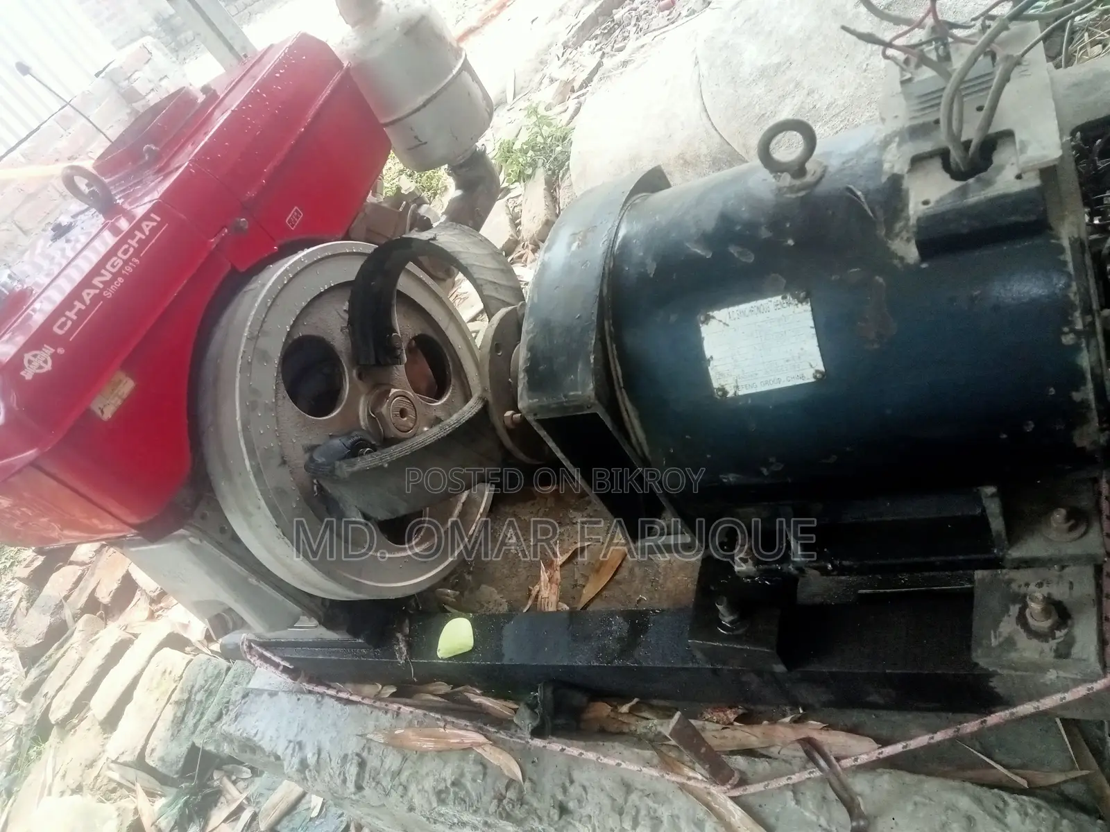 জেনারেটর ও ডিজেল ইঞ্জিন