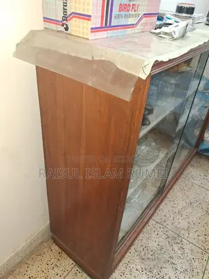 Original Teak Wood Sturdy Showcase (Excellent Condition)