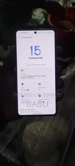 Vivo iQOO Z10 Turbo Pro . (Used)