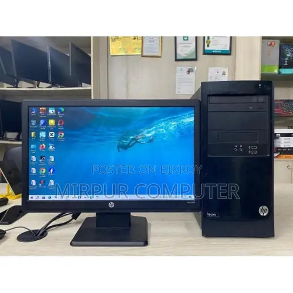 Desktop CORE i3 3Gen+HP 19 Led-Hd 500gb..Ram 8gb Pc