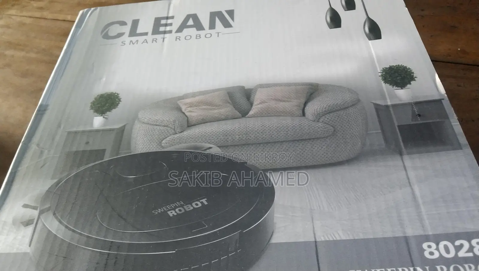 Clean Smart Robot Sweeper – Model 8028