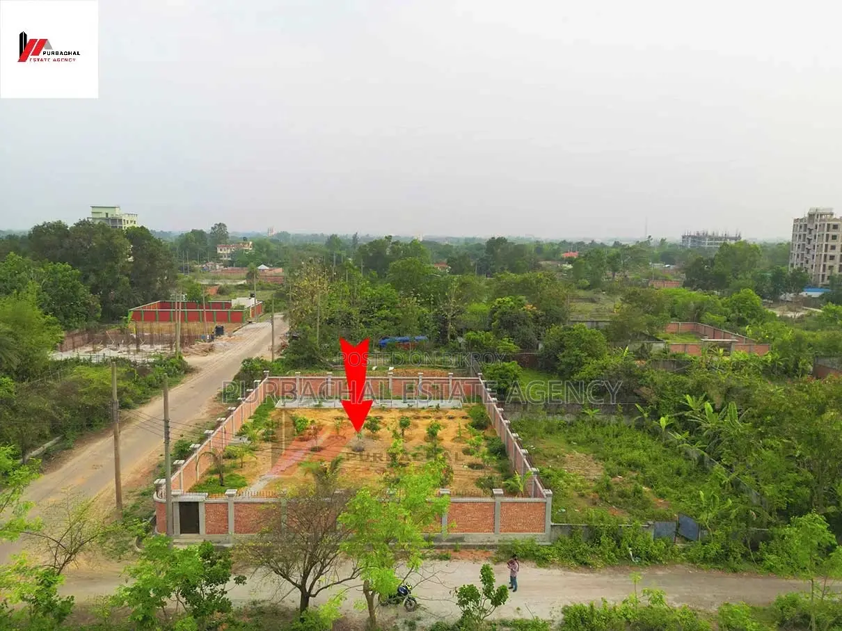 Front 40ft/75ft, South- West Corner, 5 Katha In Sec#26