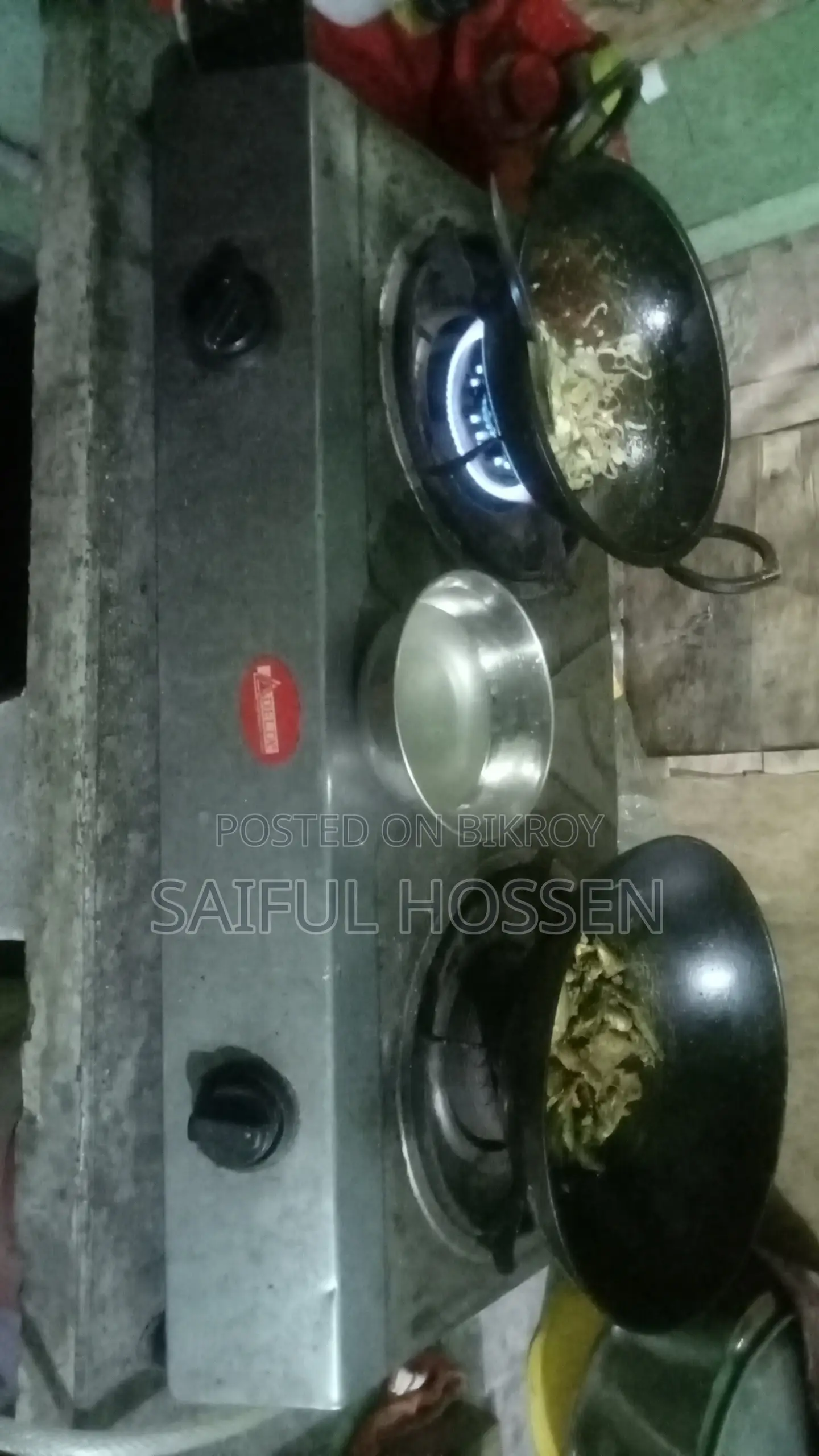 Gas double stove for sale