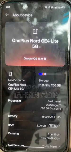 OnePlus Nord ce4 lite 5g (Used)